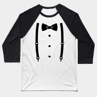 Bow Tie & Slacks (Black tie) Baseball T-Shirt